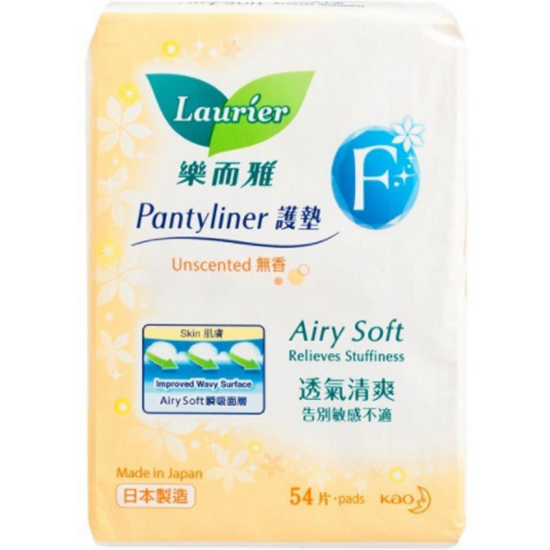 Kao - Laurier F Pantyliner (sans parfum) - 54pièces
