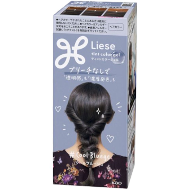 Kao - Gel colorant Liese Tint (version japonaise) - 1 Box - Cool Bluege