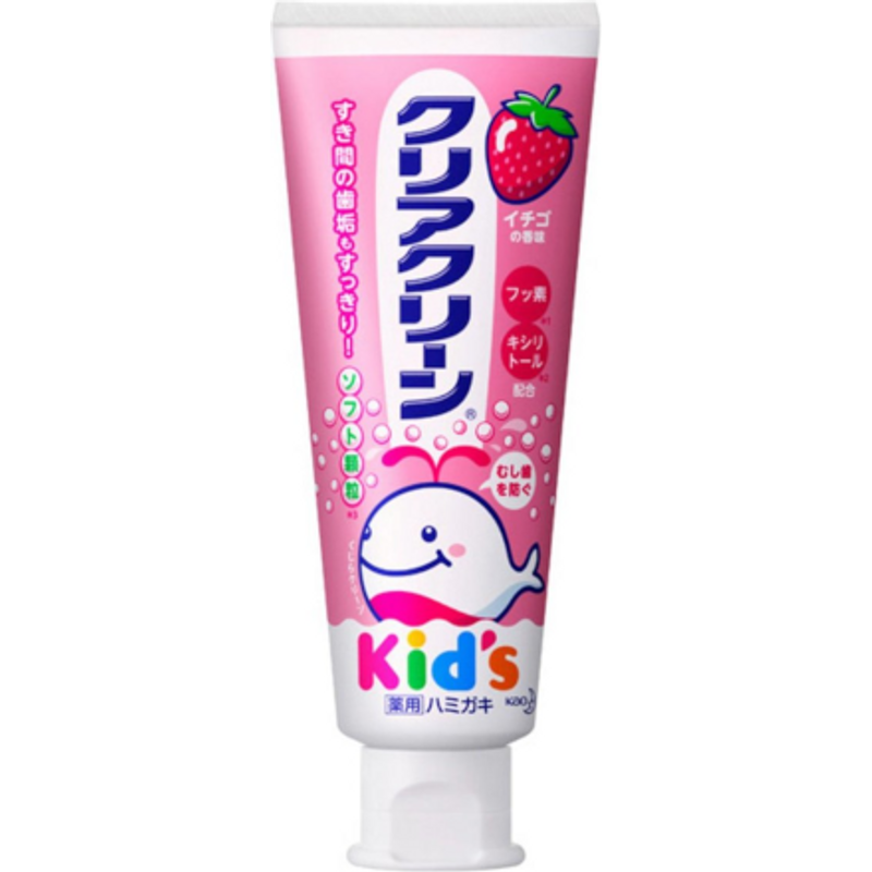 Kao - Dentifrice Clear Clean Kids - 70g - Fraise