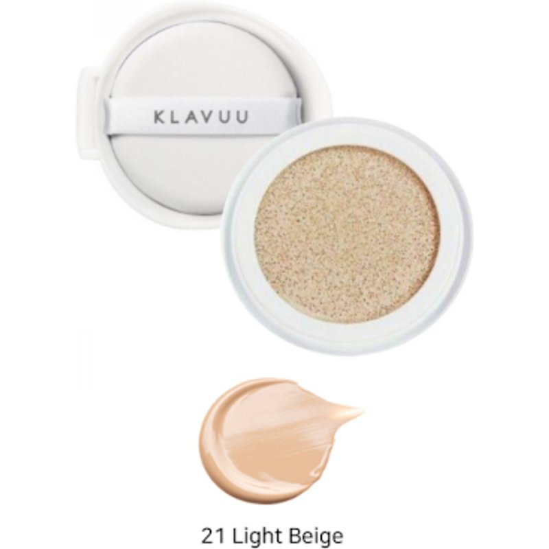 KLAVUU - Urban Pearlsation High Coverage Tension Cushion EX Kit de recharge SPF50+ PA++++ - 12g*2ea - No. 21 Light Beige