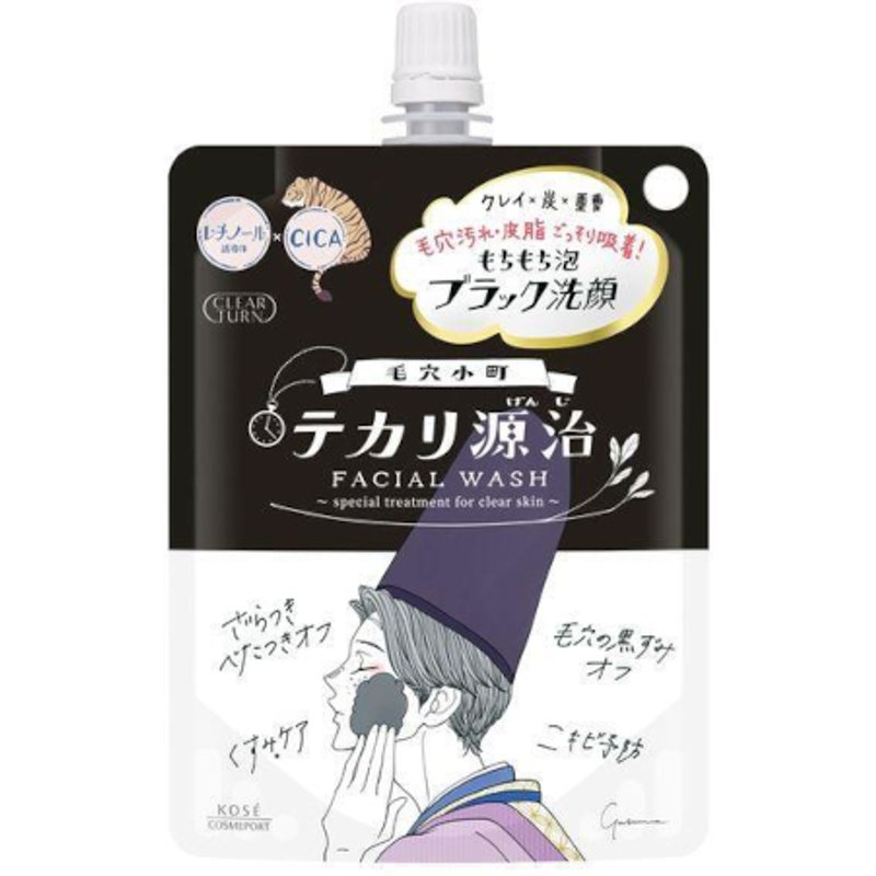 Kose - Nettoyant visage Clear Turn Keana Shiny Genji - 120g