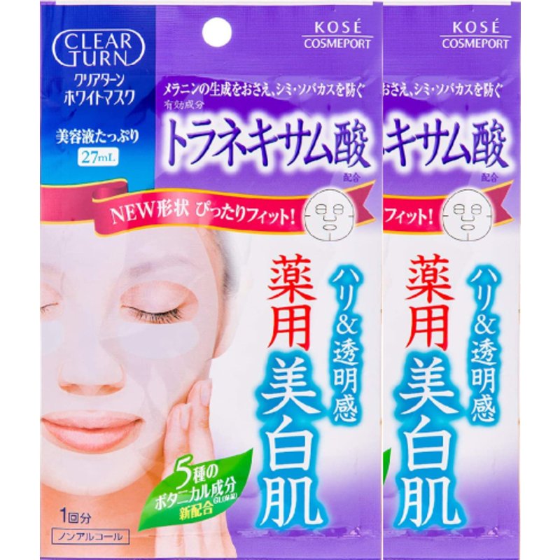 Kose - Clear Turn White Tranexamic Acid White Mask (2ea)
