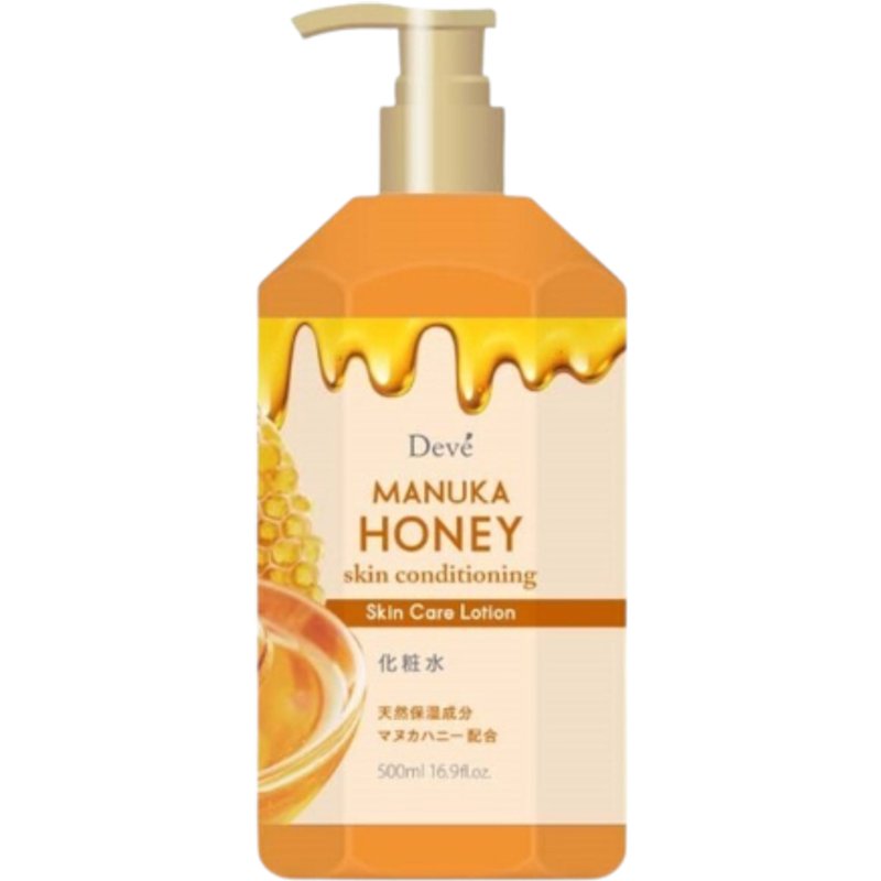 KUMANO COSME - Lotion de soin revitalisante pour la peau au miel de Manuka Deve - 500ml