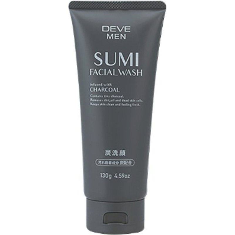 KUMANO COSME - Deve Nettoyant pour le visage Sumi pour hommes - 130g