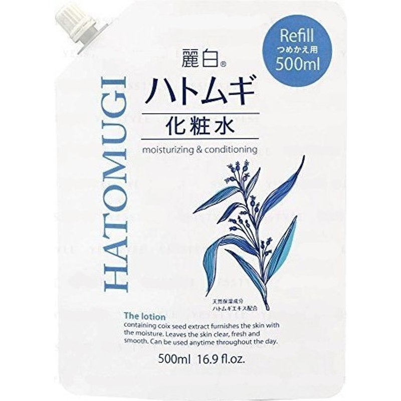 KUMANO COSME - Reihaku Hatomugi Moisturizing & Conditioning La recharge de lotion - 500ML