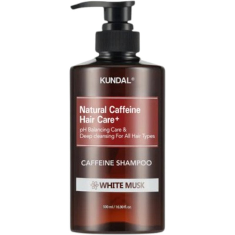 KUNDAL - Shampoing pour le cuir chevelu à la caféine - 500ml - White Musk