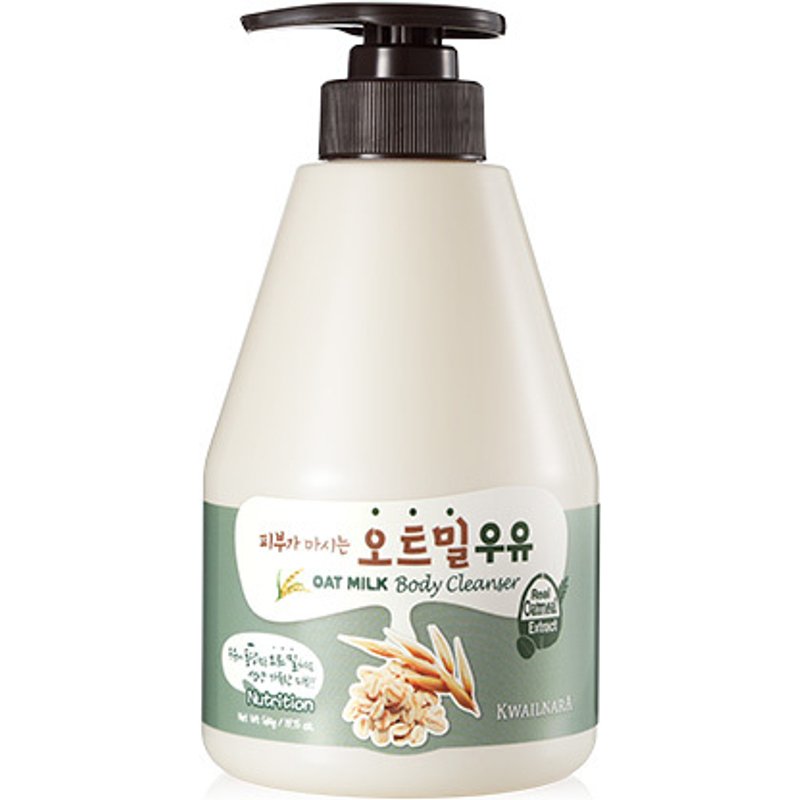 Kwailnara - Milk Body Cleanser - 560g - Oatmeal