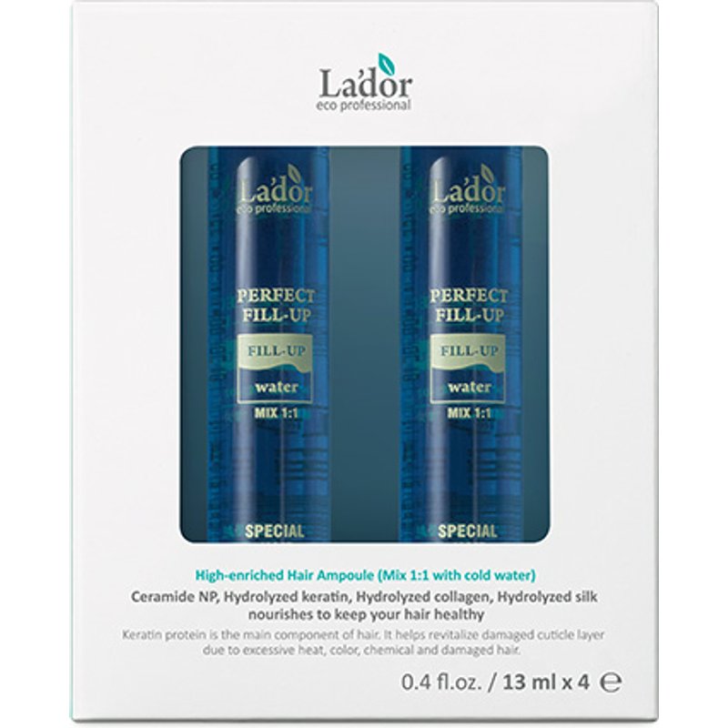 Lador - Ampoule de remplissage capillaire parfait - 13ml x 4pièces