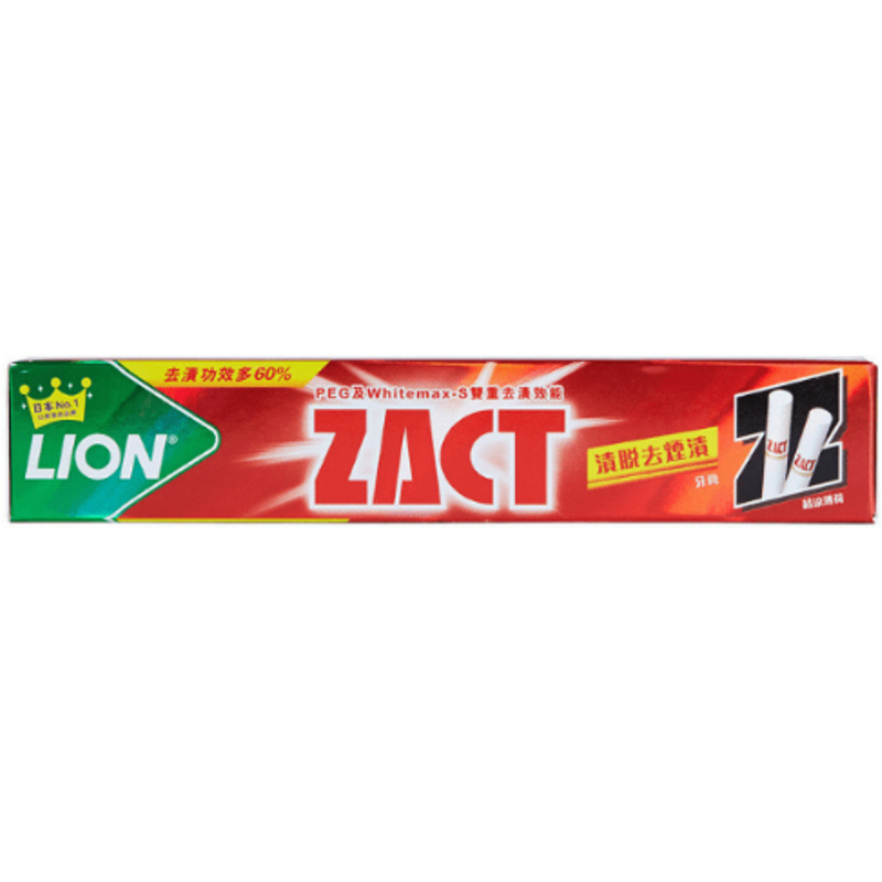 LION - Zact - Japon Dentifrice Pour Fumeur - 150g