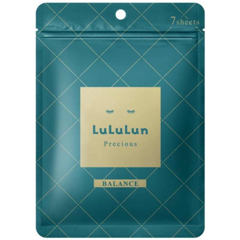 LuLuLun - Masque Tissu Précieux Équilibre - 7pièces - Green