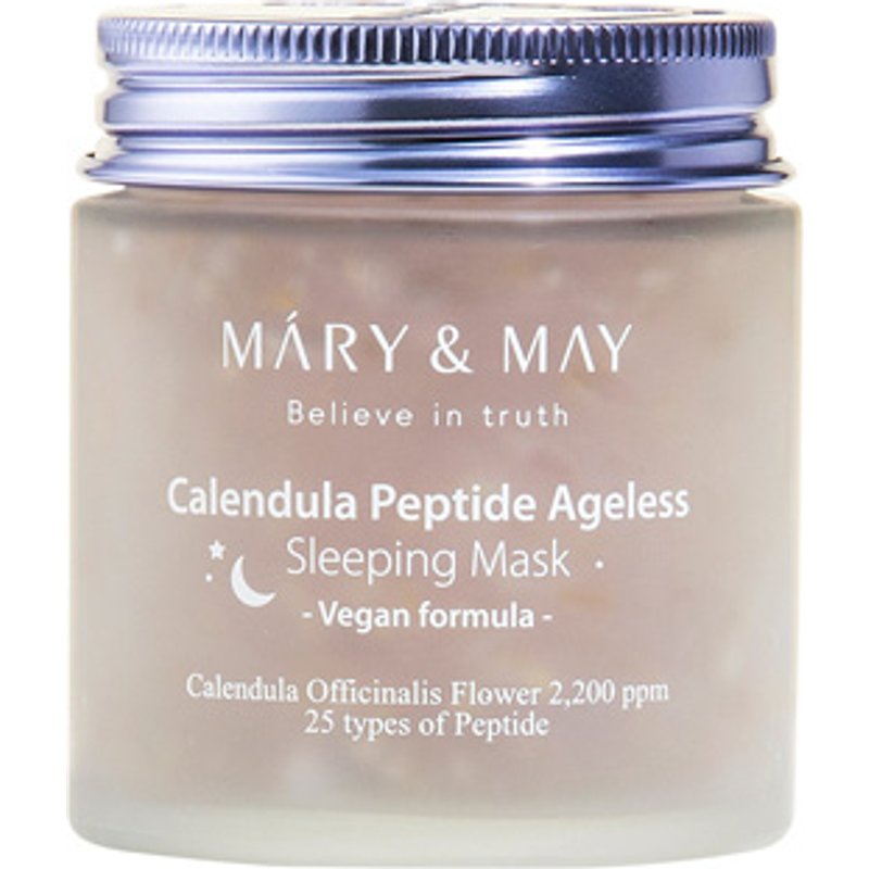Mary&May - Masque de nuit anti-âge aux peptides de calendula - 110g