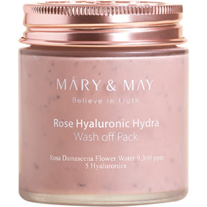Mary&May - Rose Hyaluronic Hydra Wash Off Pack - 125g