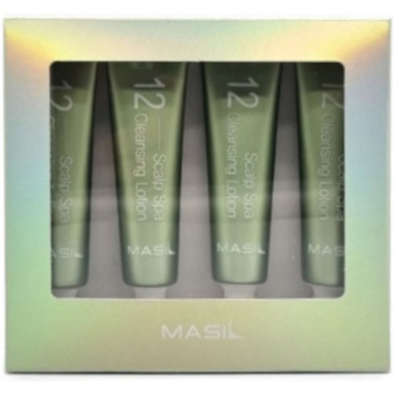 Masil - Pack de 12 lotions nettoyantes pour le cuir chevelu - 15ml X 4pièces