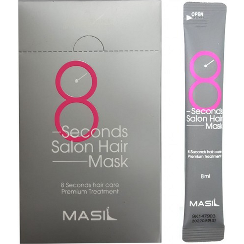 Masil - Masque capillaire de salon 8 secondes 1 paquet - 20pièces
