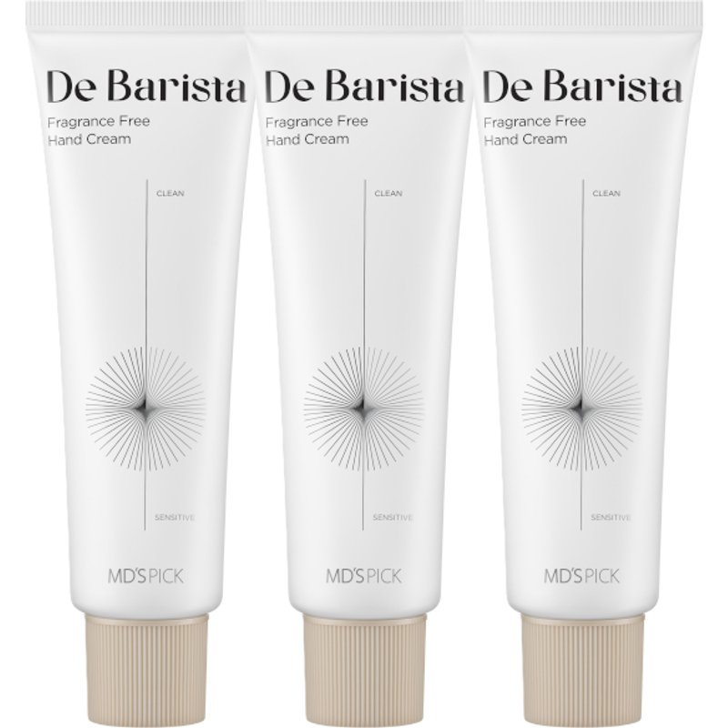 MD's Pick - De Barista Fragrance-Free Hand Cream - 50g (3ea) Set