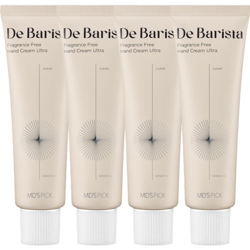 MD's Pick - De Barista Fragrance-Free Hand Cream Ultra - 50g (4ea) Set