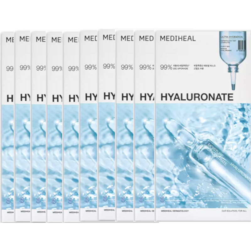 Mediheal - Masque essentiel Ă l'eau et Ă l'hyaluronate - 10pcs