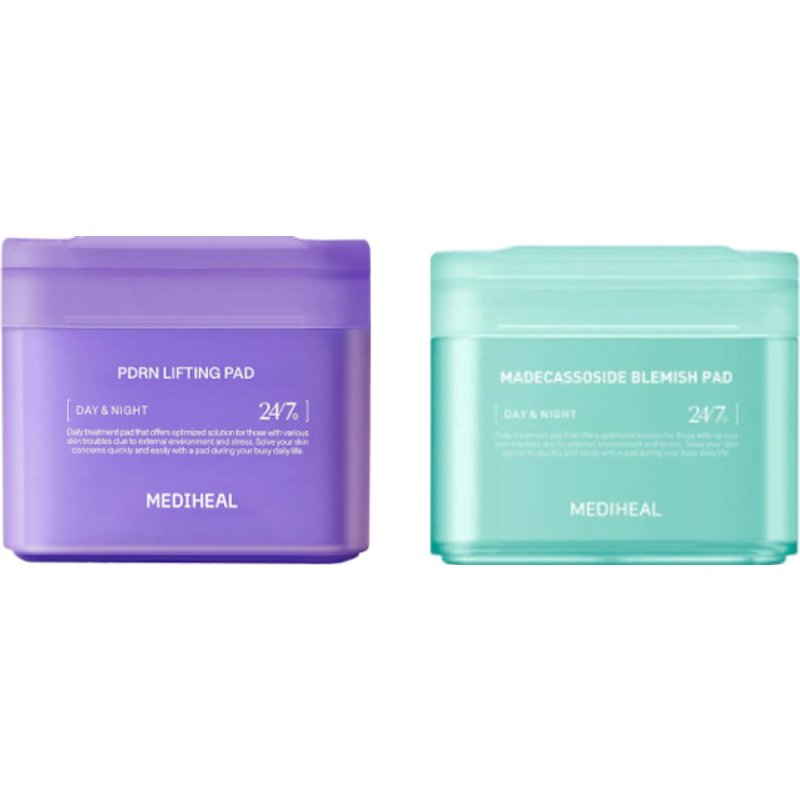 Mediheal - PDRN Lifting Pad - 100ea (1ea) & Madecassoside Blemish Pad - 100ea (1ea) Set