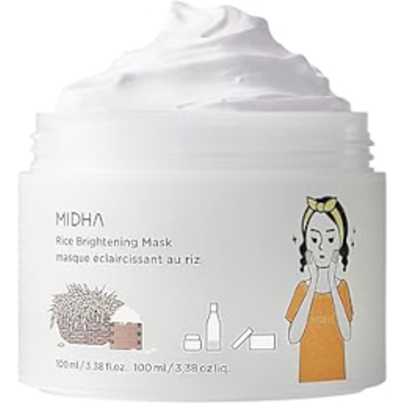 MIDHA - Masque éclaircissant au riz (à rincer) - 100ml
