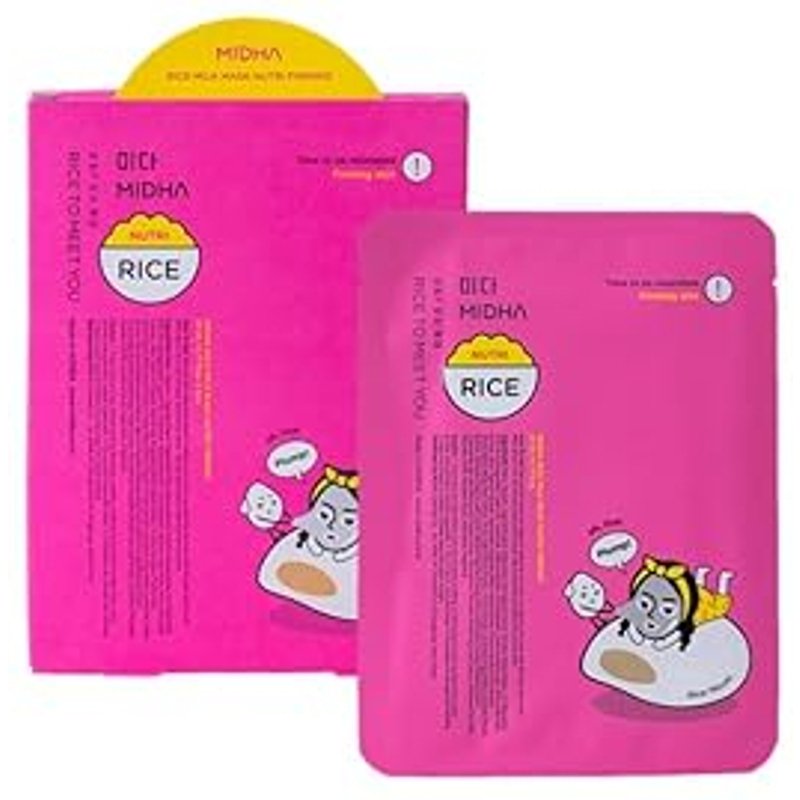 MIDHA - Masque au lait de riz Nutri Firming - 23ml*5pièces