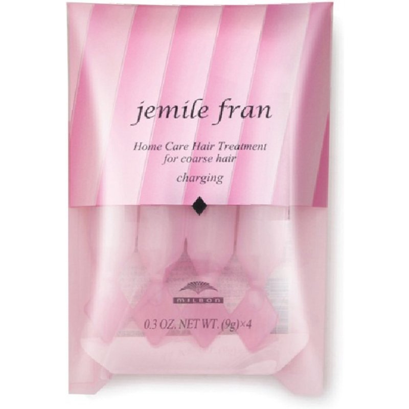 Milbon - Jemile fran - Soin Capillaire Soins à Domicile - 9g x4 - Diamond - For Coarse Hair