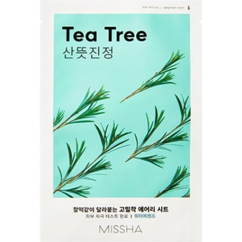 MISSHA - Masque en feuille Airy Fit - Tea Tree- 1pièce