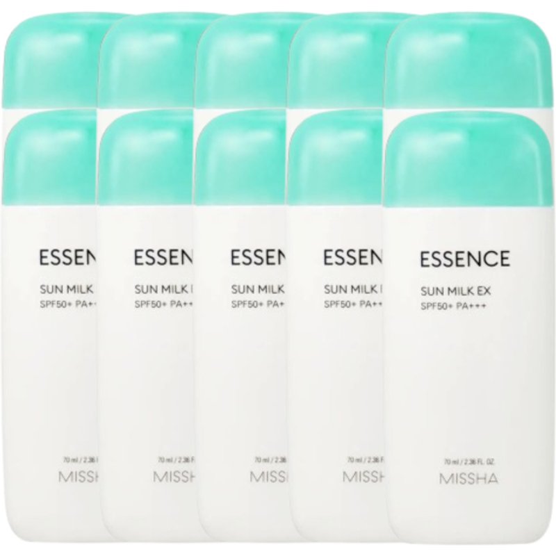 MISSHA - All Around Safe Block Essence Sun Milk EX (10ea) Set