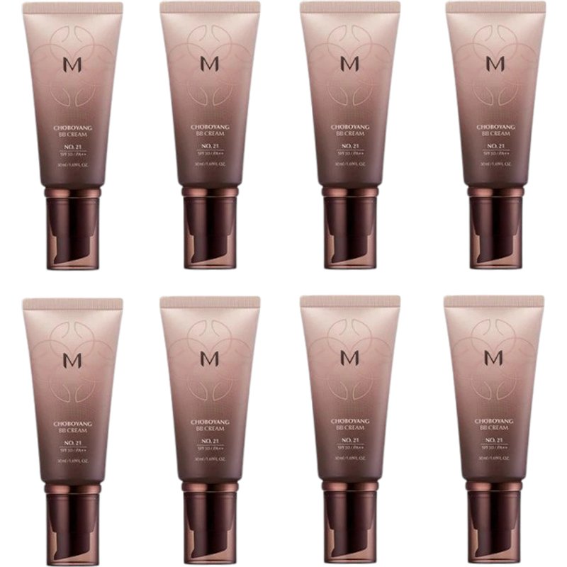MISSHA Cho Bo Yang BB Cream (SPF30 PA++) (New) - 50ml - #21 Bright Beige (8ea) Set