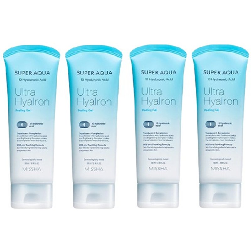 MISSHA Super Aqua Ultra Hyalron Peeling Gel - 100ml (4ea) Set