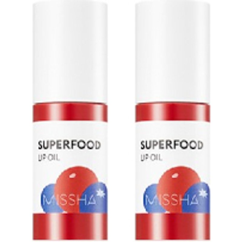 MISSHA Superfood Lip Oil - No.Berry (2ea) Set