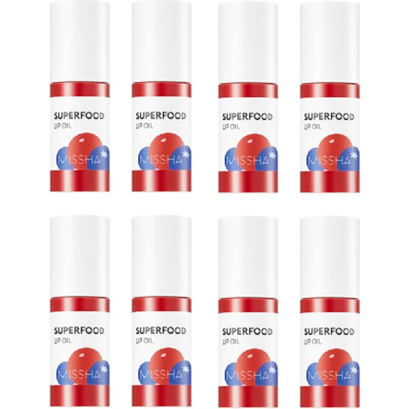 MISSHA Superfood Lip Oil - No.Berry (8ea) Set