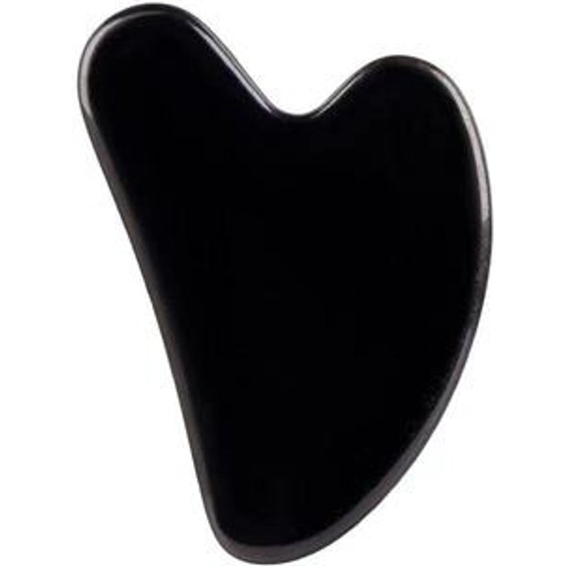MissLady - Outil de massage Gua Sha pour planche à gratter (en forme de coeur) - 1pièce - Black