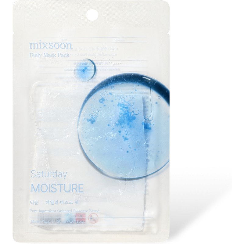 mixsoon - Pack de masques quotidiens - 10pièces - Saturday Moisture