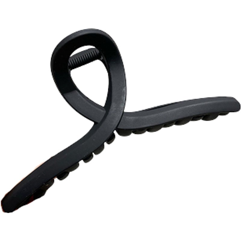 MsBlossom - Griffe de cheveux en croix unie - 1pièce - Black
