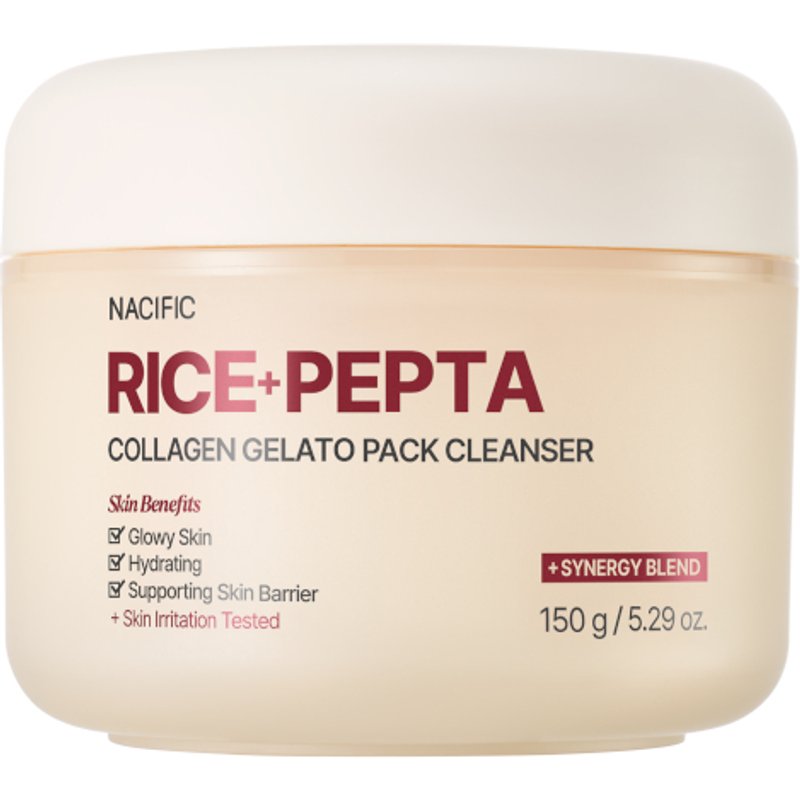Nacific - Masque nettoyant au gelato au collagène et aux peptides de riz - 150g