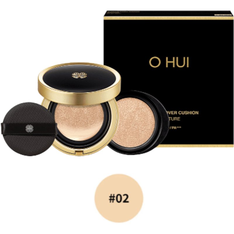 O HUI - Coussin hydratant Ulitimate Cover SPF50+ PA+++ (avec recharge) - 15g *2ea - 02 Honey Beige