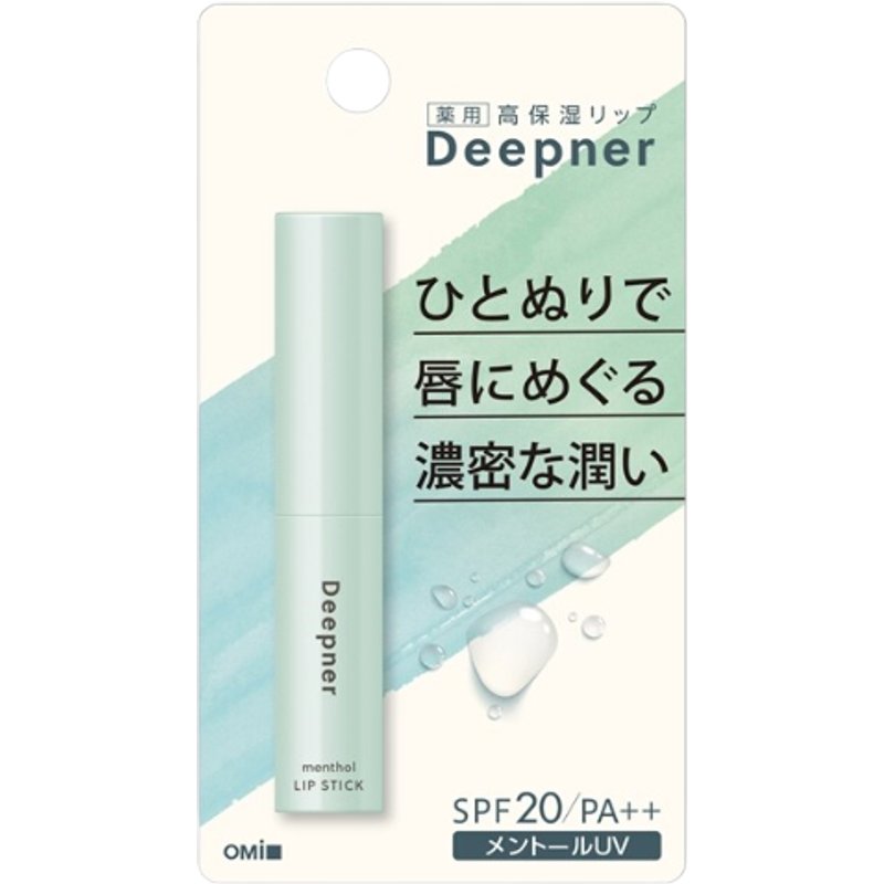 OMI - Deepner Stick à Lèvres UV Menthol SPF 20 PA++ - 2.3g
