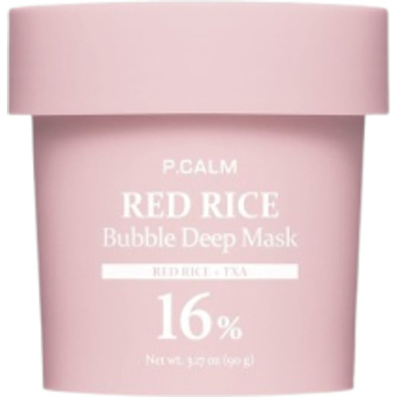 P.CALM - Masque profond aux bulles de riz rouge - 90g