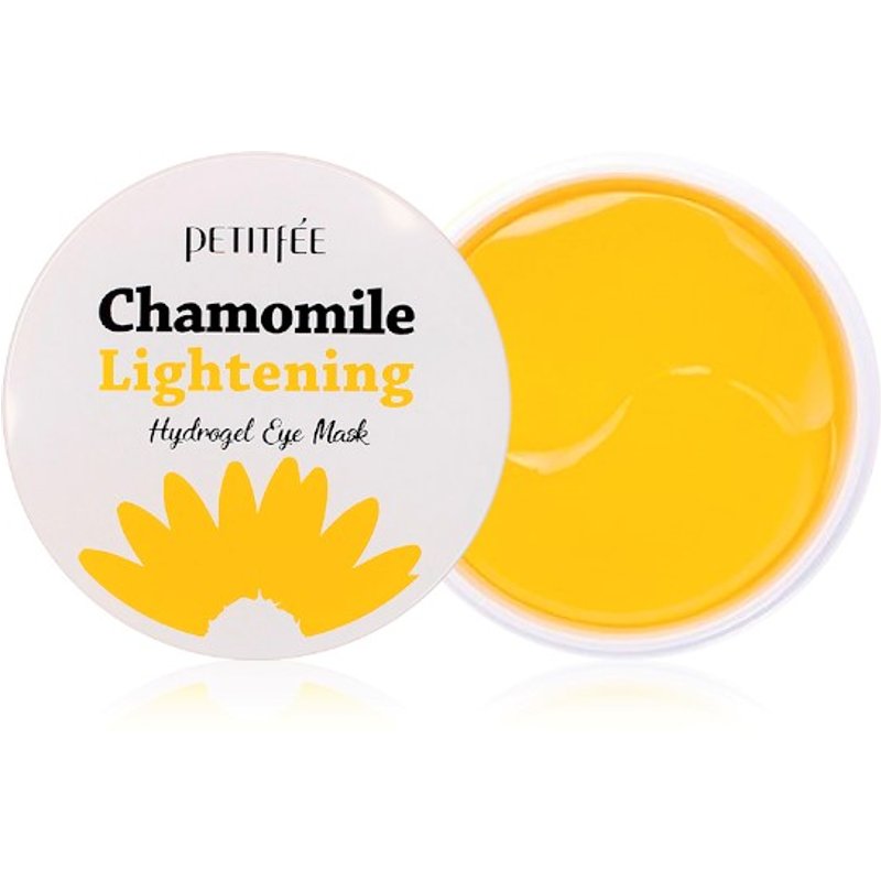 PETITFEE - Masque Contour des Yeux Hydrogel Éclaircissant à la Camomille - 60pièces