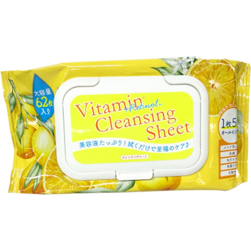 Picomonte - Feuille nettoyante vitaminée - 62pièces