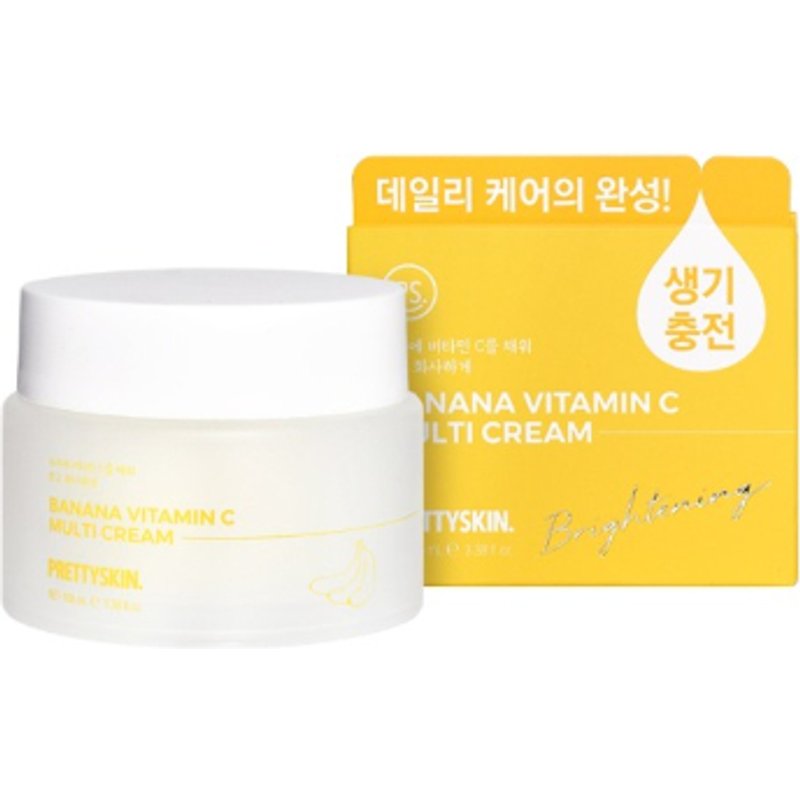 PRETTYSKIN - Crème multivitaminée à la banane et à la vitamine C - 100ml