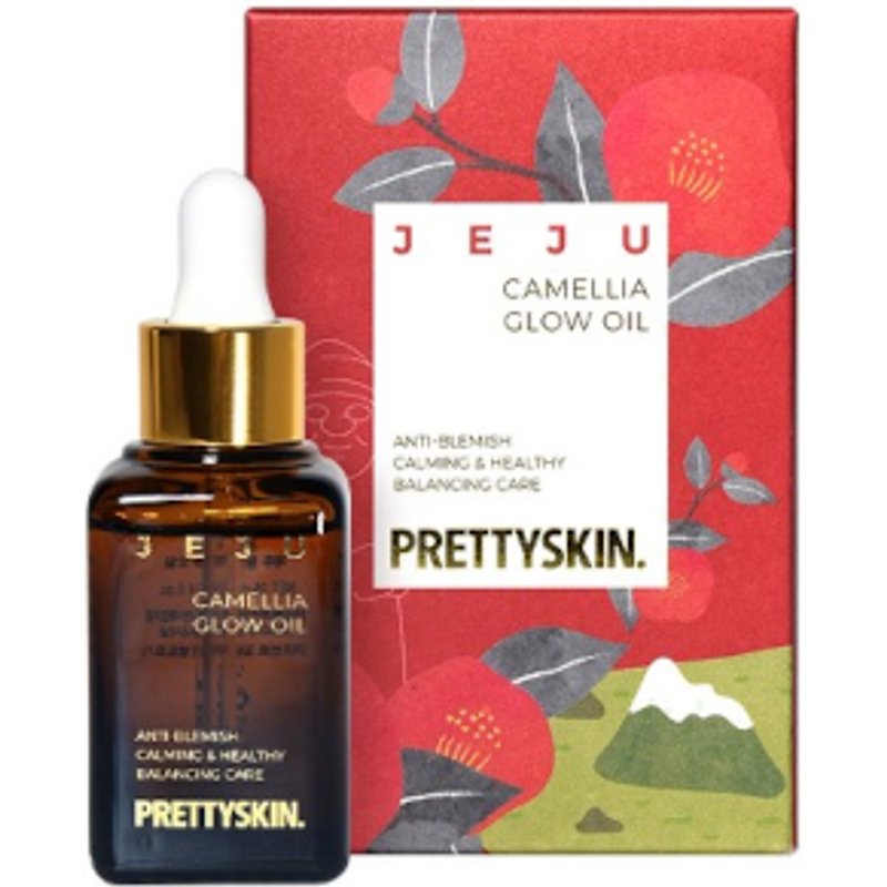 PRETTYSKIN - Huile éclatante au camélia de Jeju - 25ml
