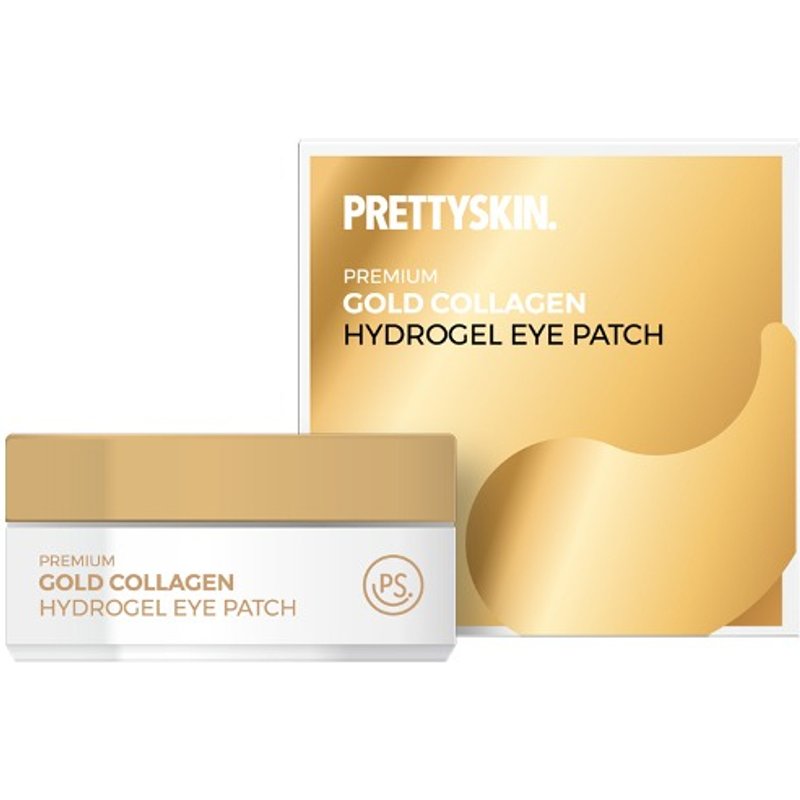 PRETTYSKIN - Patch pour les yeux hydrogel au collagène doré de qualité supérieure - 90g