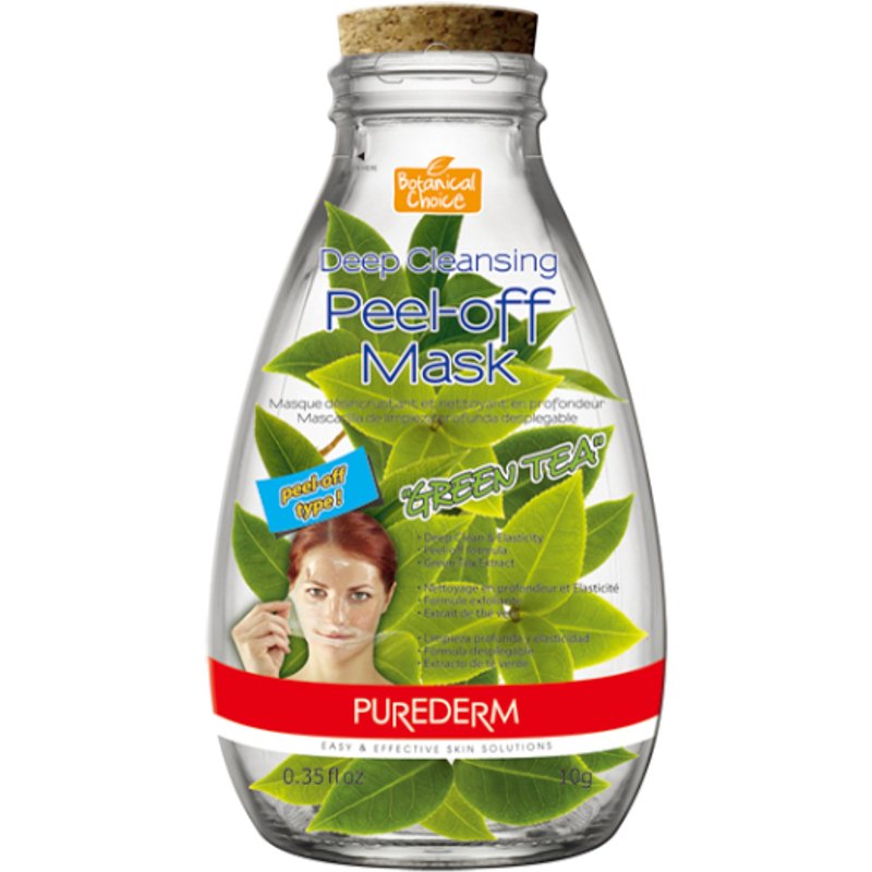 PUREDERM - Deep Cleansing Masque Peel-Off - 10g - Green Tea