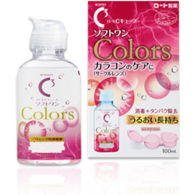 Rohto Mentholatum - C Cube SOFTONE Couleurs pour lentilles de contact souples - 100ml