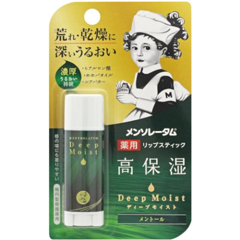 Rohto Mentholatum - Deep Moist Lip Balm - 4.5g - Menthol
