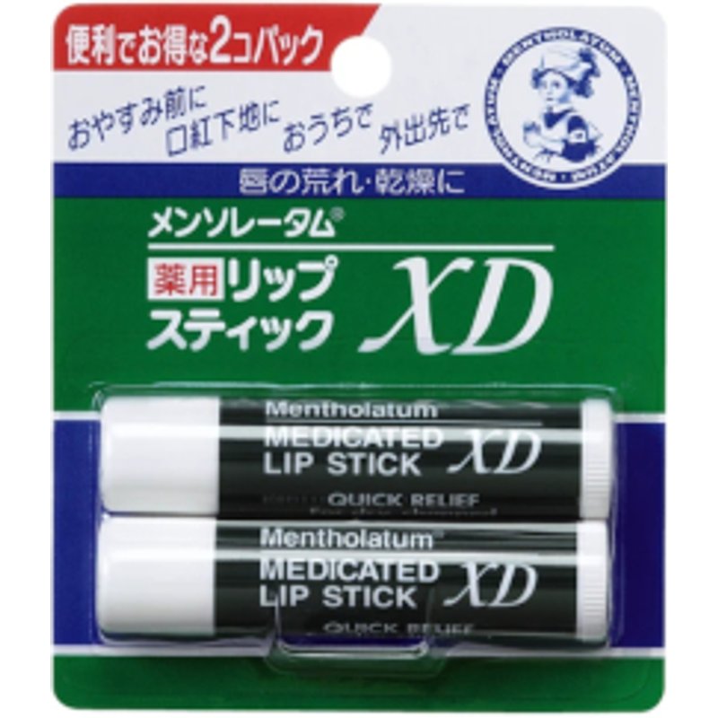 Rohto Mentholatum - Stick à lèvres médicamenteux - 4g x 2pcs