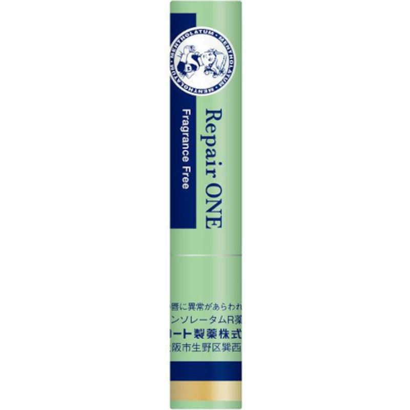 Rohto Mentholatum - Baume à lèvres médicamenteux Repair One SPF25 PA++ - 2.3g - Fragrance Free