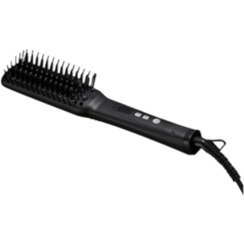 SALONIA - Brosse thermique droite mince (100-240 V) - 1pièce - SL-012BKS - Black