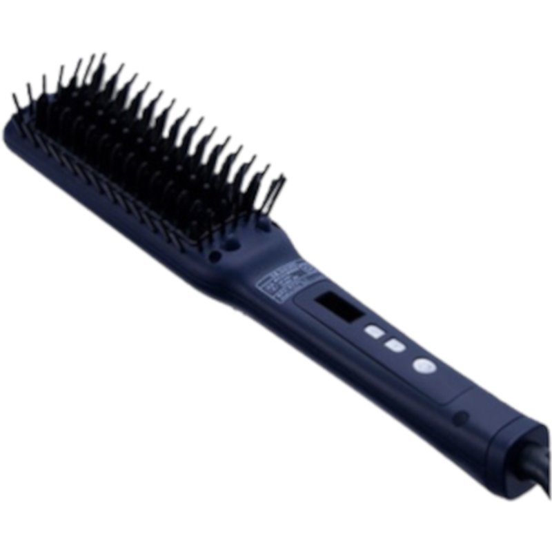 SALONIA - Brosse thermique droite mince (100-240 V) - 1pièce - SL-012NVS - Navy